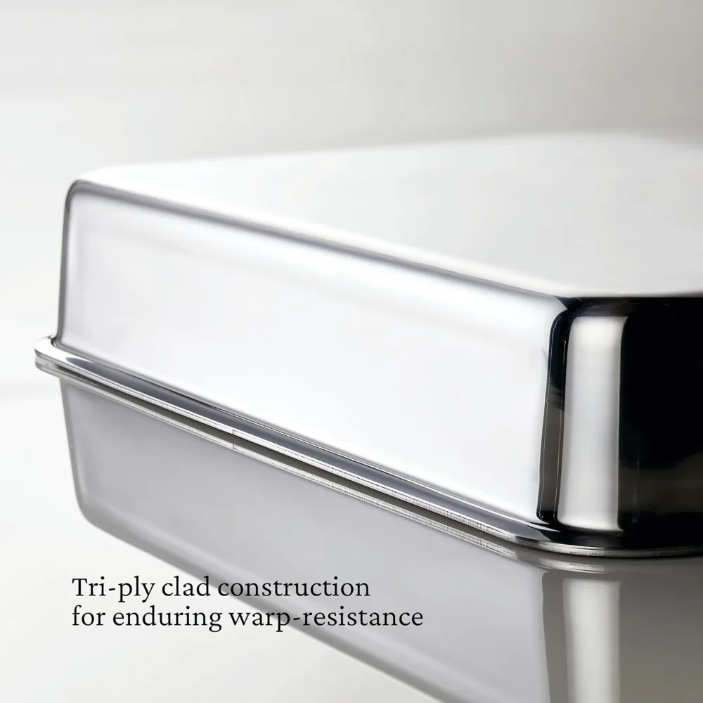 Hestan Provisions OvenBond - مقلاة خباز مستطيلة ثلاثية الطبقات مقاس 9 × 13