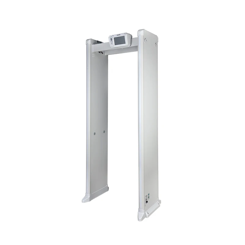 Portable Multizone Body Temperature Scanner Walk-through Security Metal Detector Door