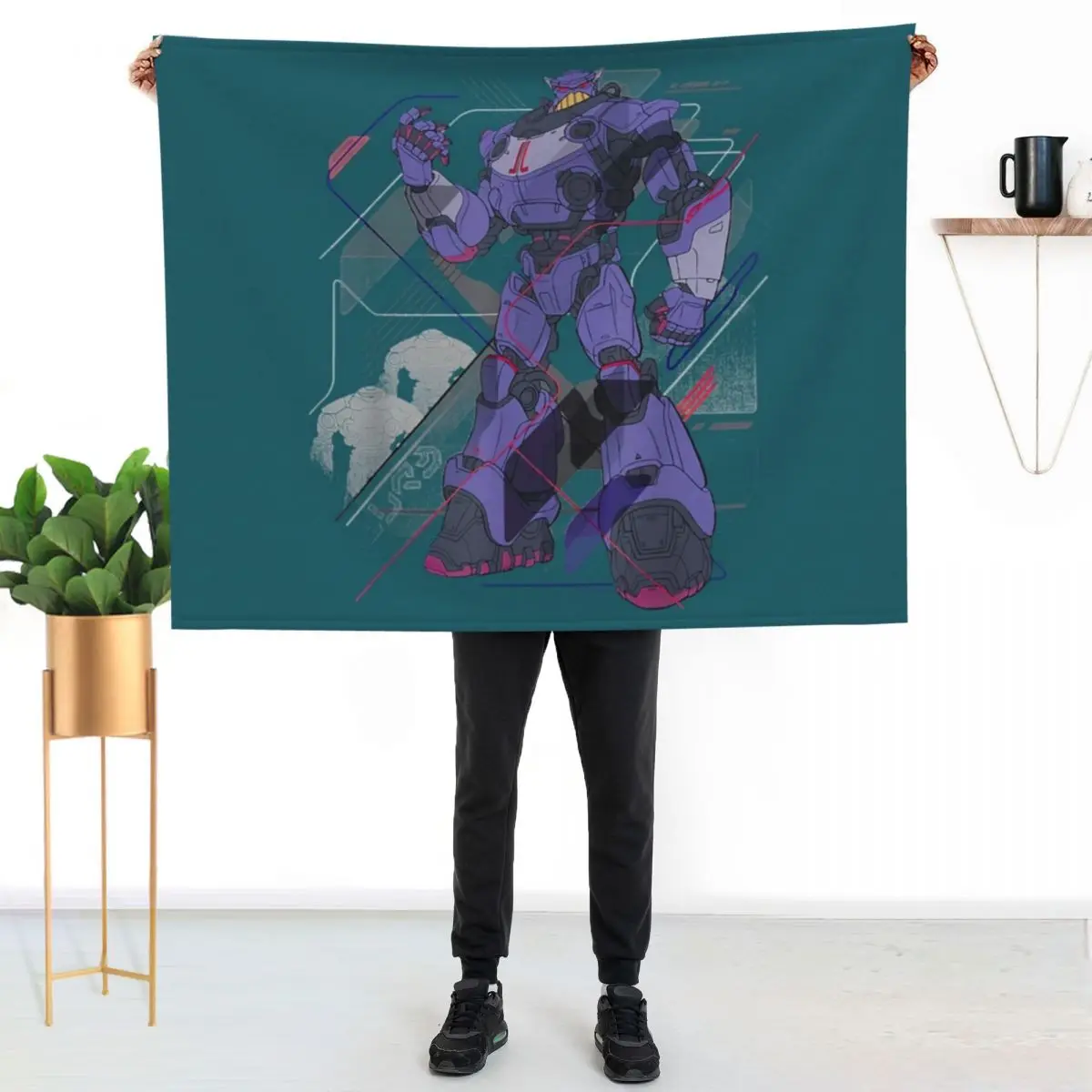

Emperor Zurg Villain Throw Blanket Wrinkle Resistant Lightweight Blanket