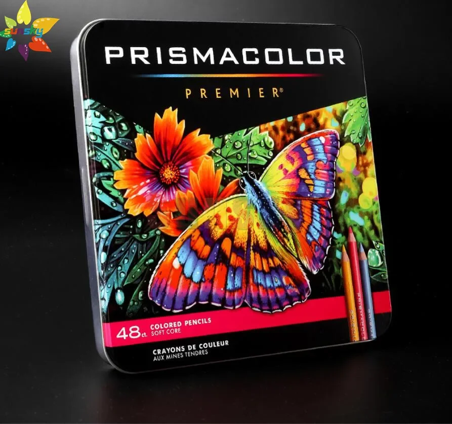 Sanford Prismacolor Premier Color matita impostato 48/Tin-W/Due Bonus Artstix