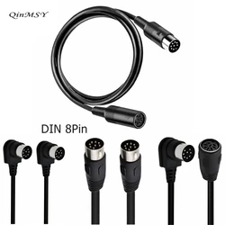 90 Degree Angle Large 8 Pin Din Male To Male Female Speaker Audio Cable Wire For Bang Olufsen B&O PowerLink BeoLab Power MK2