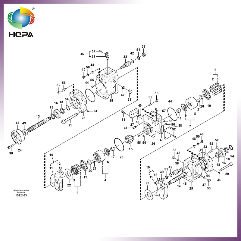 

VOE 14554443 VOE14554443 КОМПЛЕКТ УПЛОТНЕНИЙ ОСНОВНОГО НАСОСА ДЛЯ УПЛОТНОГО ЭКСКАВАТОРА VOLVO EC210C EC220D EC235C EC235D ECR235C ECR235D ECR235E FC2121