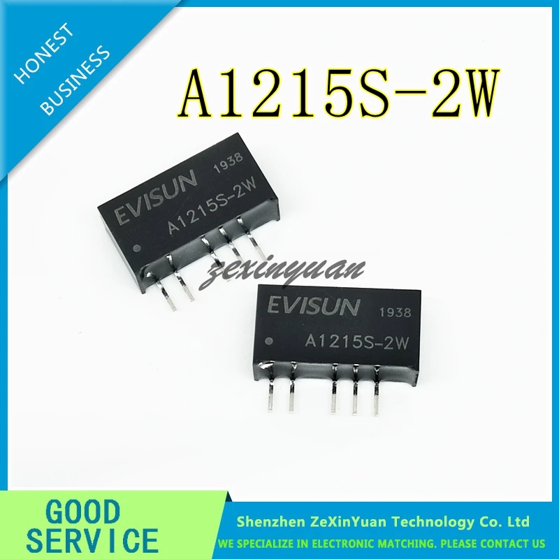 5PCS/10PCS/20PCS A1215S-2WR3 A1215S-2WR2 A1215S-2W A1215S SIP-5 12V TO 15V 2W DC-DC isolapted power module