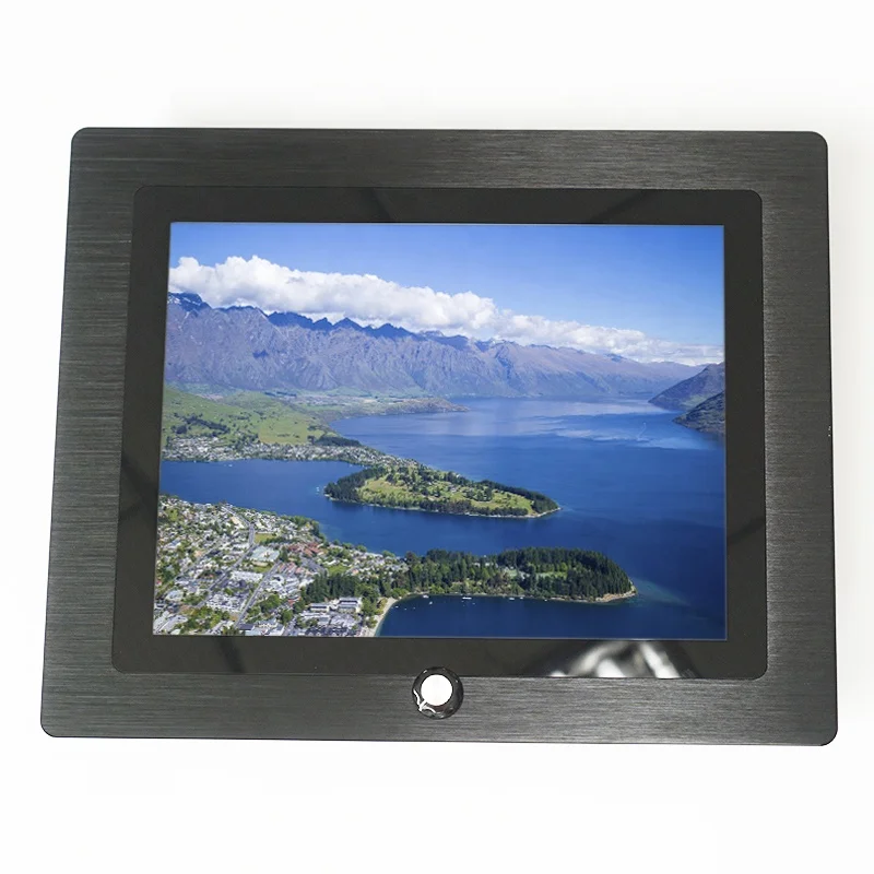 3MM 15 inch light sensor switch industrial touch screen monitor