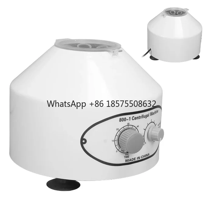 800-1 4000RPM Laboratory Benchtop Centrifuge 1790xg Electric Centrifuge Machine with Timer and Speed Control 12mlx6 Tubes