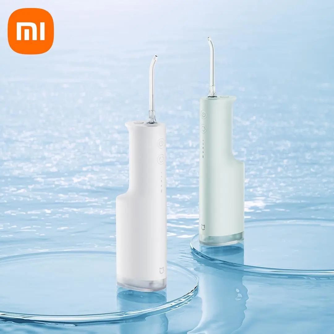 

2023 New XIAOMI Mijia Oral Irrigator F300 Portable Water Flosser Dental Teeth Cleaner Teeth Whitening Cleaning Tools Water Pick