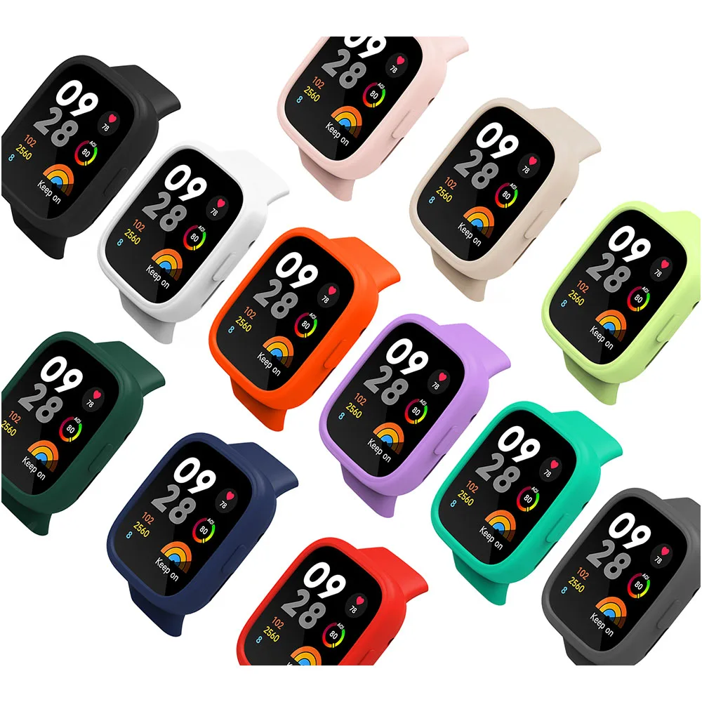BEHUA TPU Bildschirm Schutzhülle Für Redmi Uhr 3 SmartWatch Abdeckung Für Gen6 Zerkratzt Beständig Protector Bumper Shell