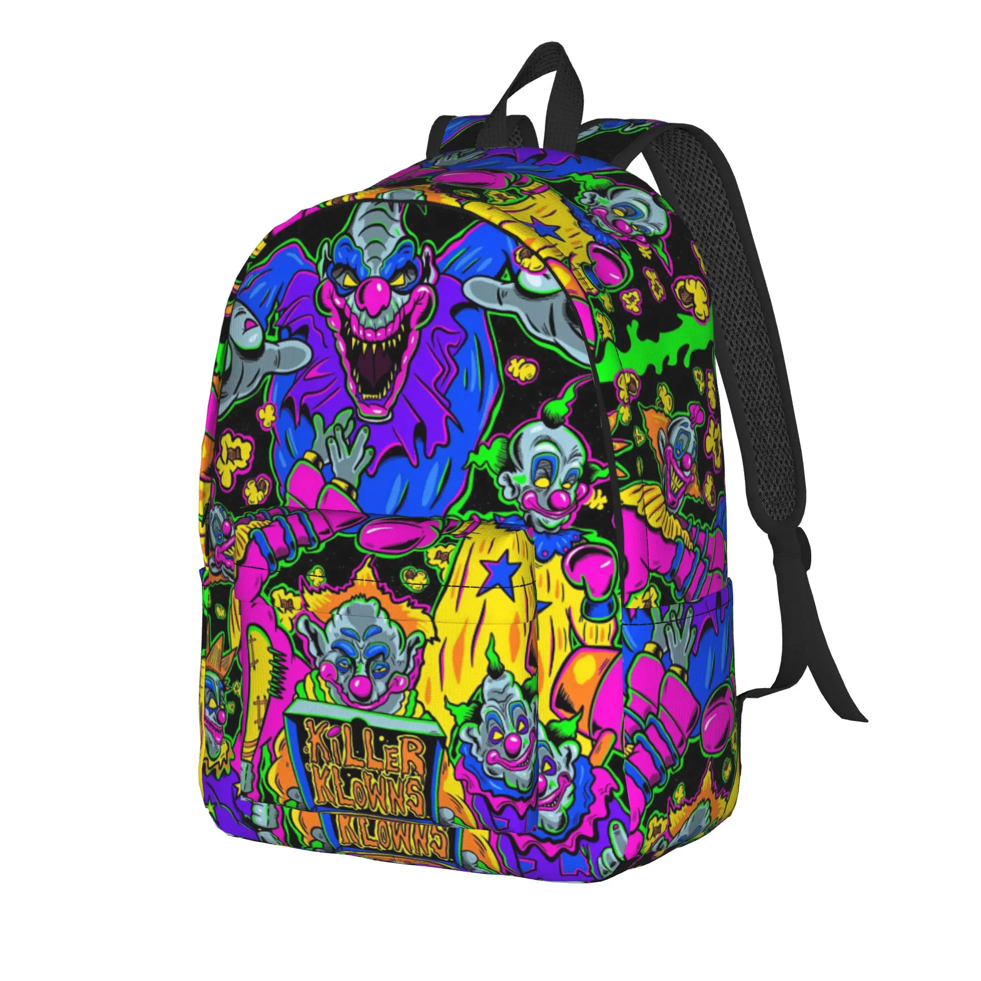 Killer Klowns From Outer Space Wax Backpack  Sport Backpacks Women High Quality Lightweight School Bags Style Rucksack
