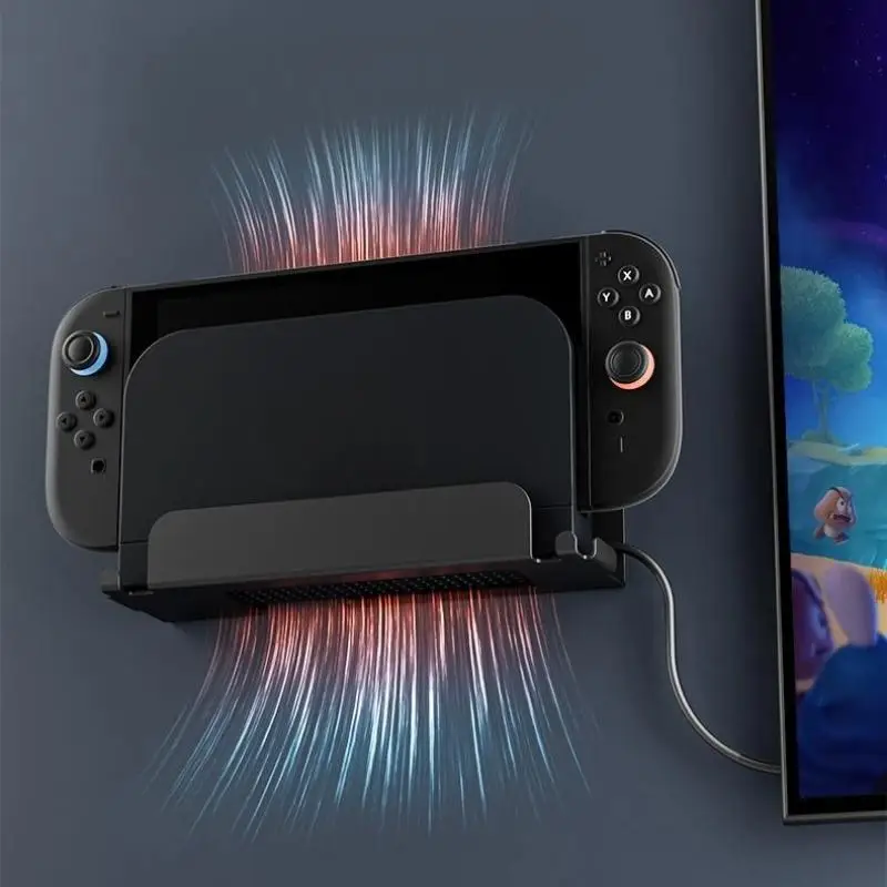 1 セットゲームアクセサリースイッチ 2 ホスト壁掛けブラケット NS2 大型ベース合金ブラケットハンドル収納スタンド