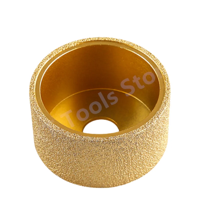 Parallel Diamond Edge Profile Grinding Wheel Brazing Vacuum Parallel Demi-bullnose Grinding Disc Marble Tile Trimming Tools