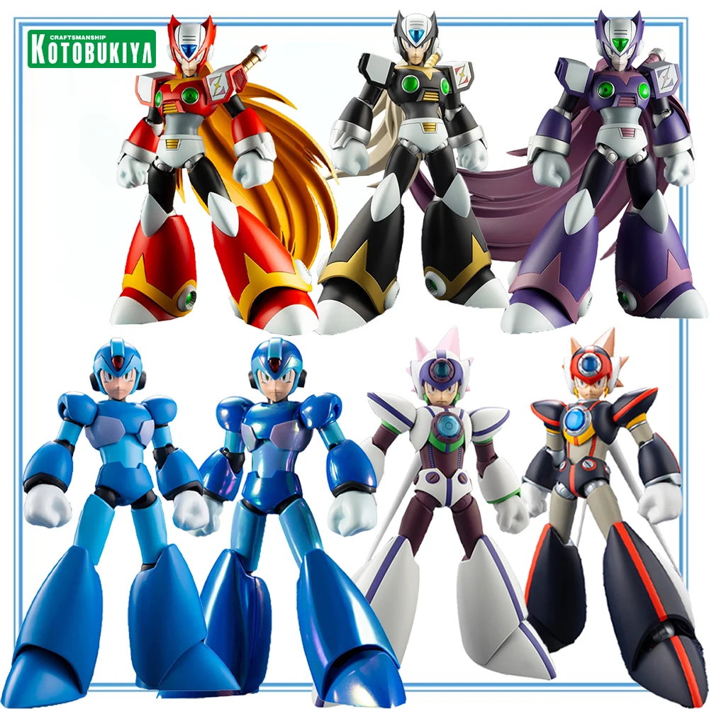 

100% Original in Stock Kotobukiya Rockman X Zero Black Zero Nightmare Ver. Axl White Ver. X Premium Charge Shot Ver. Model Toys