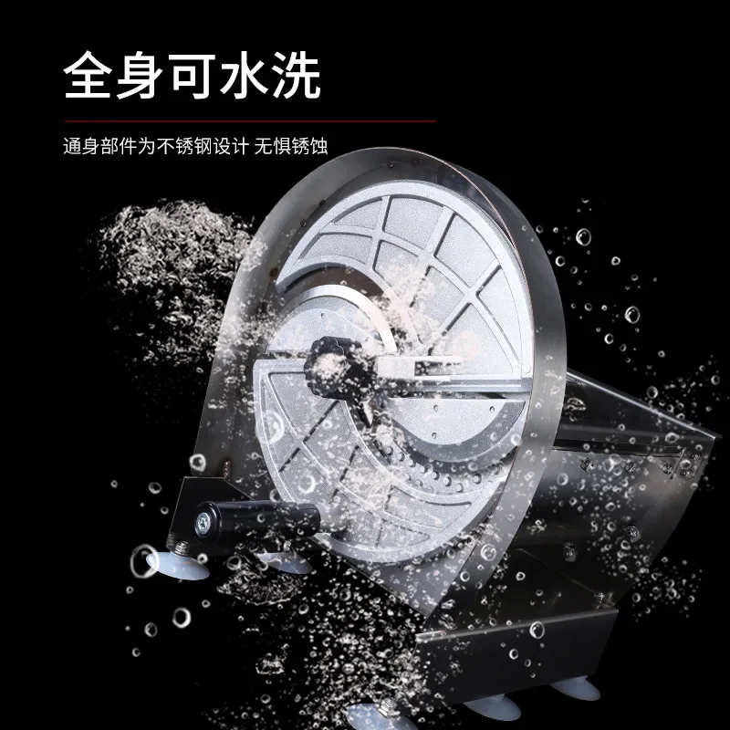 Lemon slicer Potato slicer Commercial manual Stainless steel Fruit slicer Garlic sliced carrot hand crank