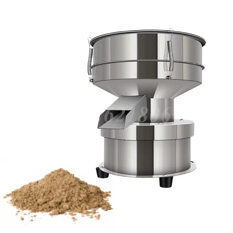 Table Top Automatic Round Vibrating Sieve Machine Flour Food Filter Machine 8/10/15cm Screen Electric Vibrating Screen Machine