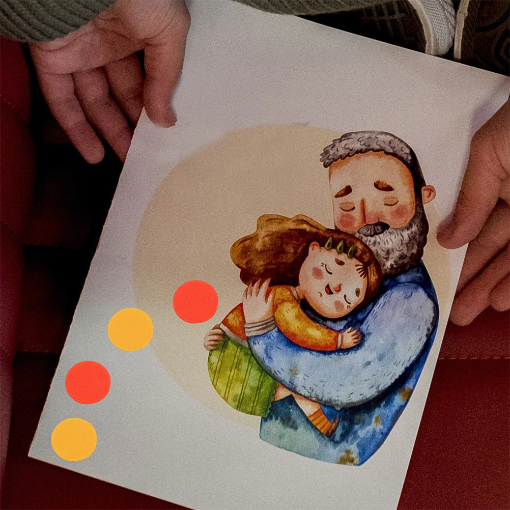 

16 Sheets Waterproof Self-Adhesive Round Color Coded Dot Stickers Numbered Labels for Warehouse Office Classroom Decoration