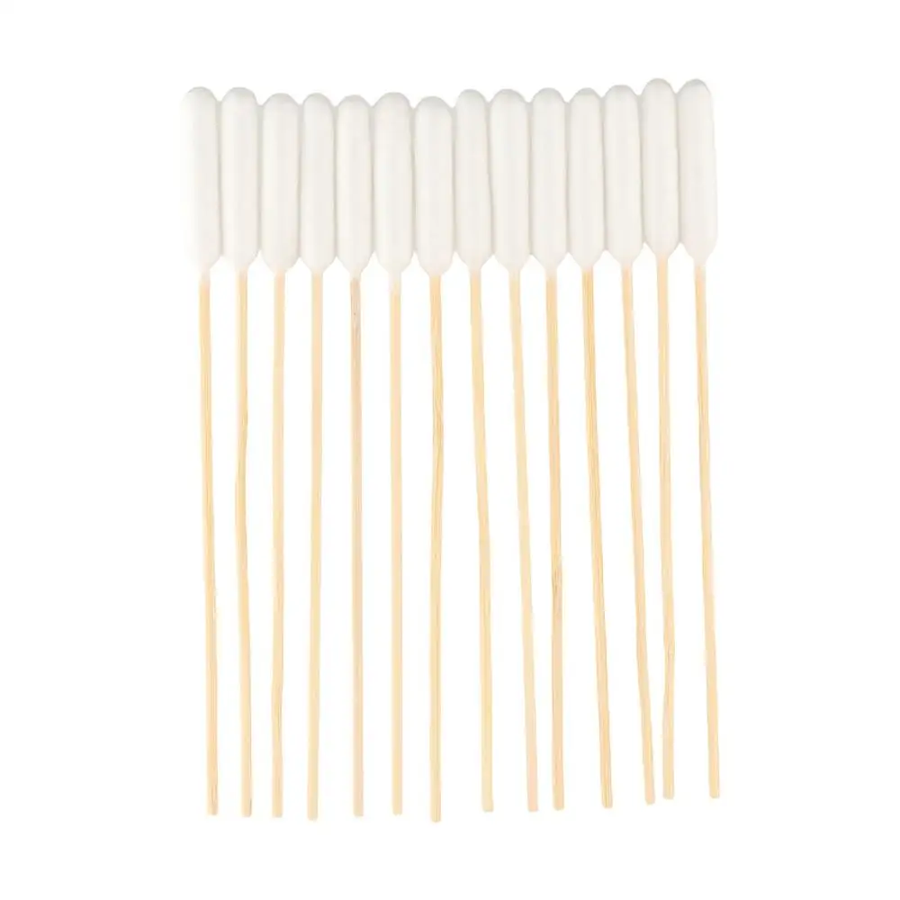 50pcs 15cm Pet Cotton Swabs Single-head Disposable Dog Cotton Buds Dirt Removal Cotton Swabs Dog Wash Ear Stick Grooming