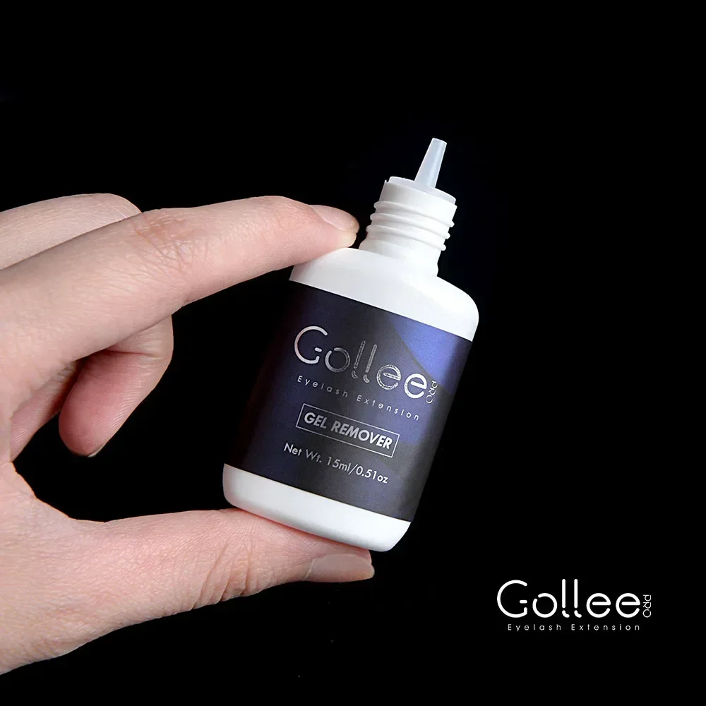 Gollee 15ml Transparent Gel Remover for Single Lash False Eyelash Remove Fast Clean Gentle Unloading Adhesive Glue Eyebrow