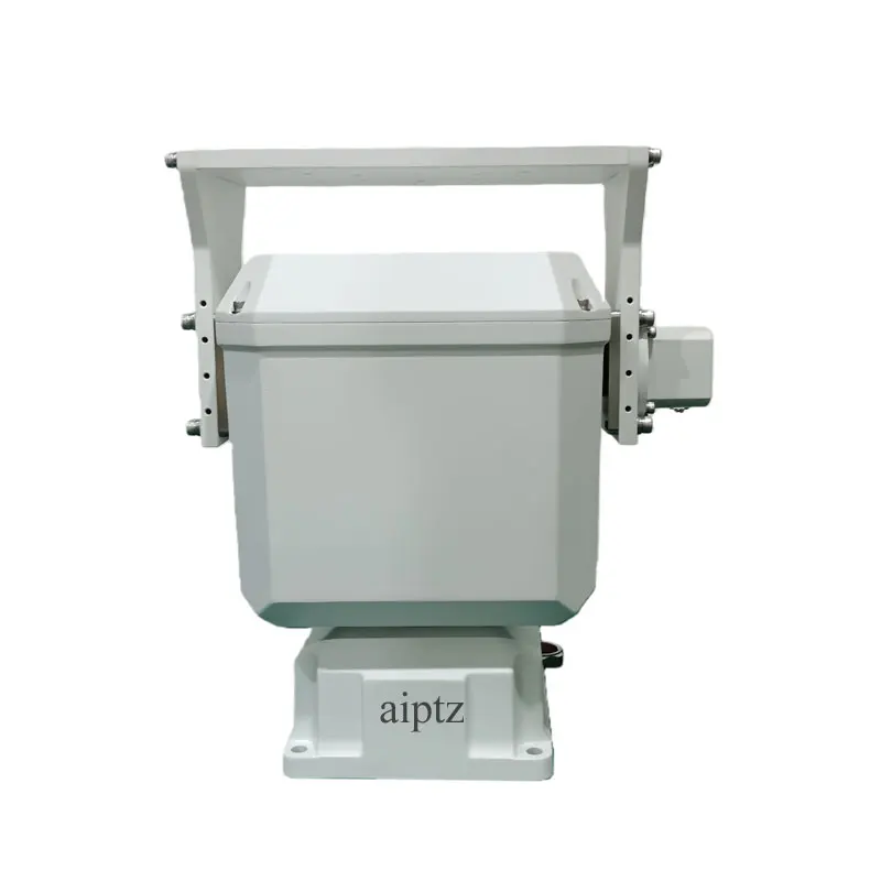 10kg high speed pan tilt units,RS422 comm supports Pelco_d with closed-loop servo motor harmonic drive-repeatability ±0.005°