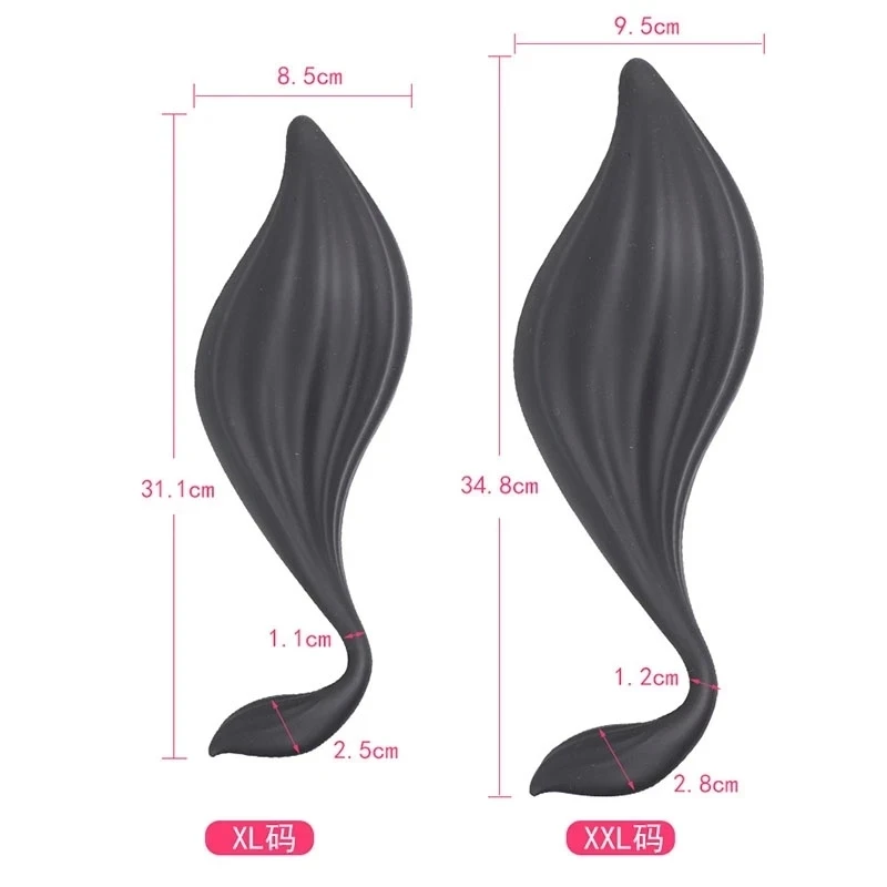 2023 Giant Anal Plug Expansion Big Butt Plug Huge Tail Soft Silicone Famale Masturbator Prostate Massager Sex Toys For Men Woman