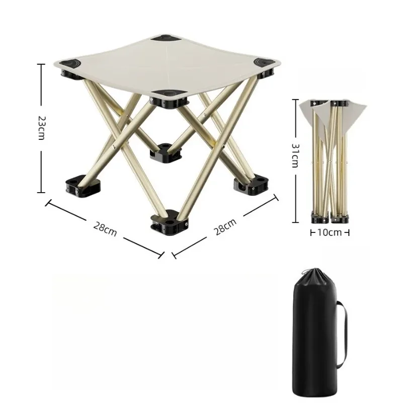 New Creative Outdoor Foldable Stool Portable Fishing Chair Lightweight Folding Chair Camping Chair