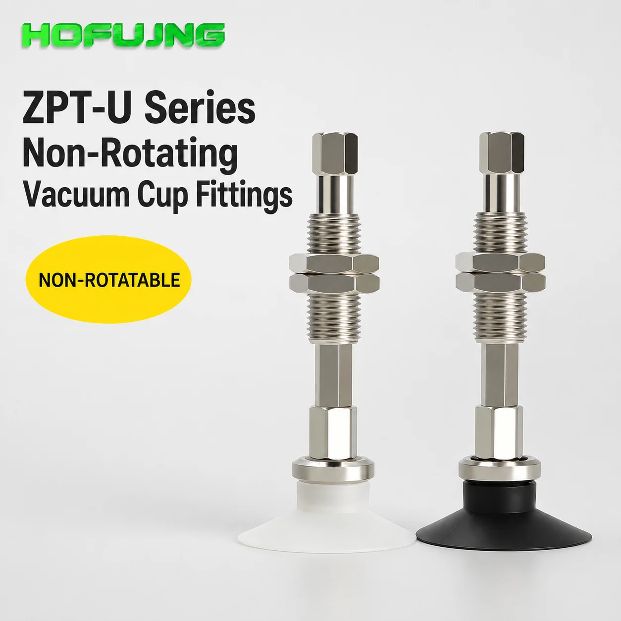ZPT10/20/30US-K20-B5-A10 Anti-Rotation Vacuum Suction Cup Holder with Buffer Robot Arm Pneumatic Manipulator Mount Bracket