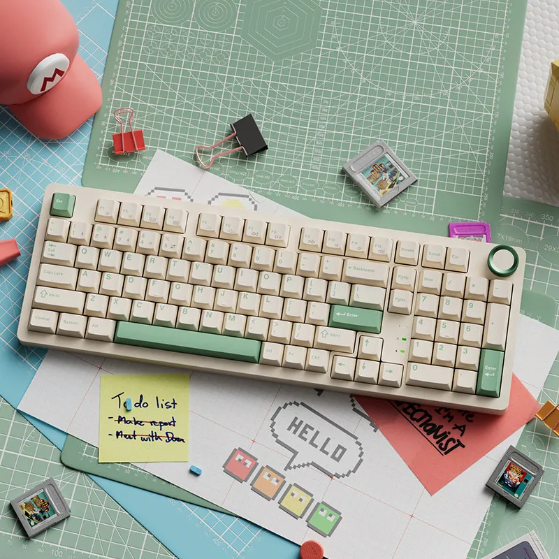 James Donkey RS2 4.0 Ultra Mechanical Keyboard Wireless Double 8K Return Rate Gasket Pro Structure Low Latency Gaming Keyboard