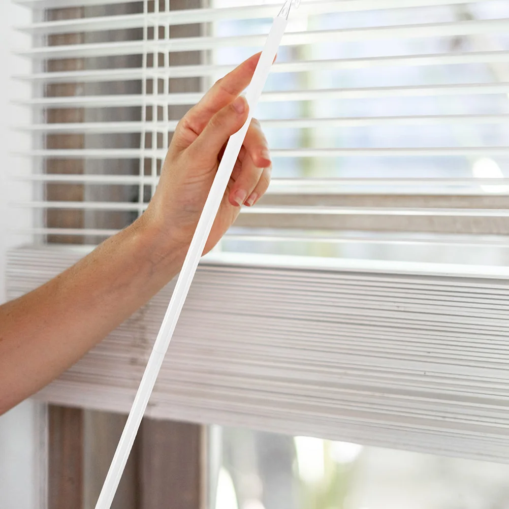 

3Pcs Window Blind Wands Plastic Vertical Louver Curtain Pull Rods Replacement Parts Long Rod for Blinds Accessories