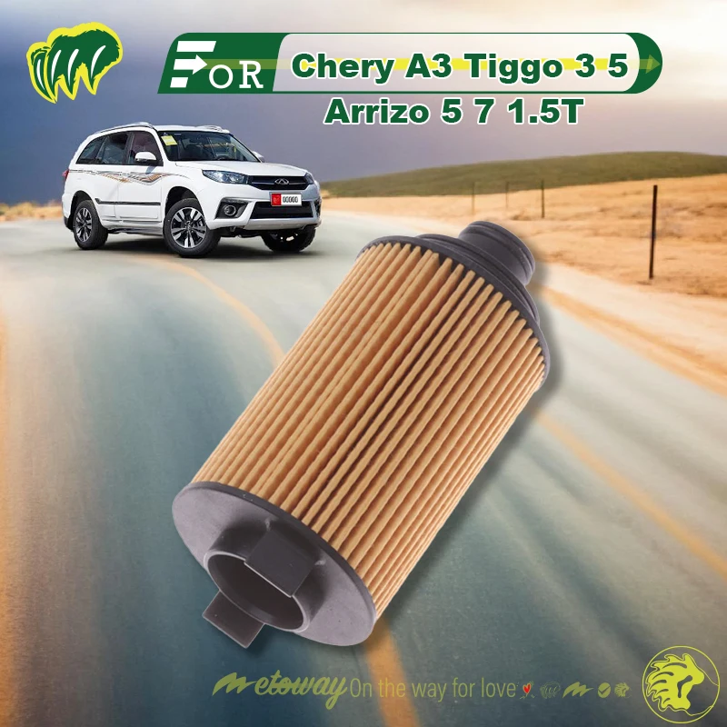 

For Chery A3 Tiggo 3 5 Arrizo 5 7 1.5T Engine Oil Filter Replace Filter Engine Oil Filter Element Filter Grid Replace Accessory