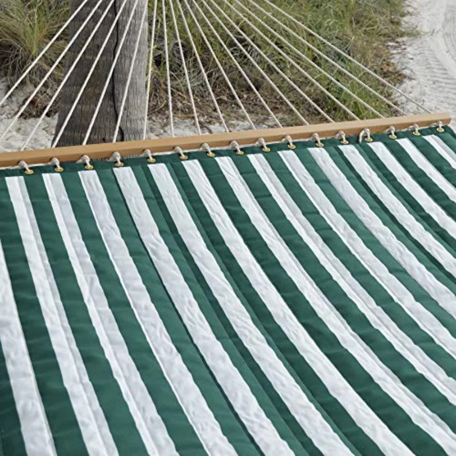 

Quilted Hammock Green Stripe
