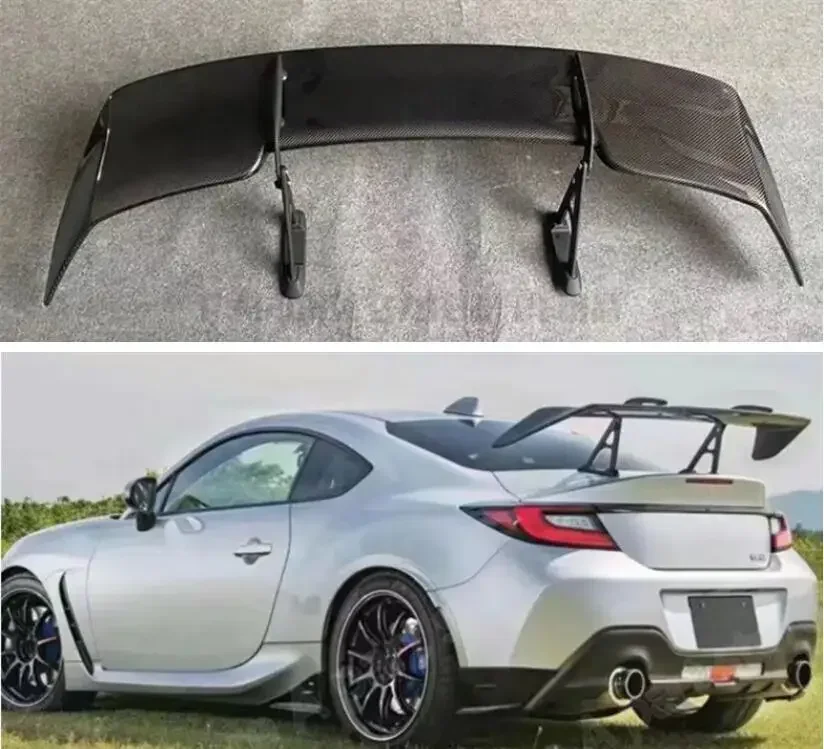 ST GT STYLE REAL CARBON FIBER REAR WING TRUNK SPOILER FOR Toyota GR86 ZA86 / Subaru BRZ 2021 2022 2023 2024