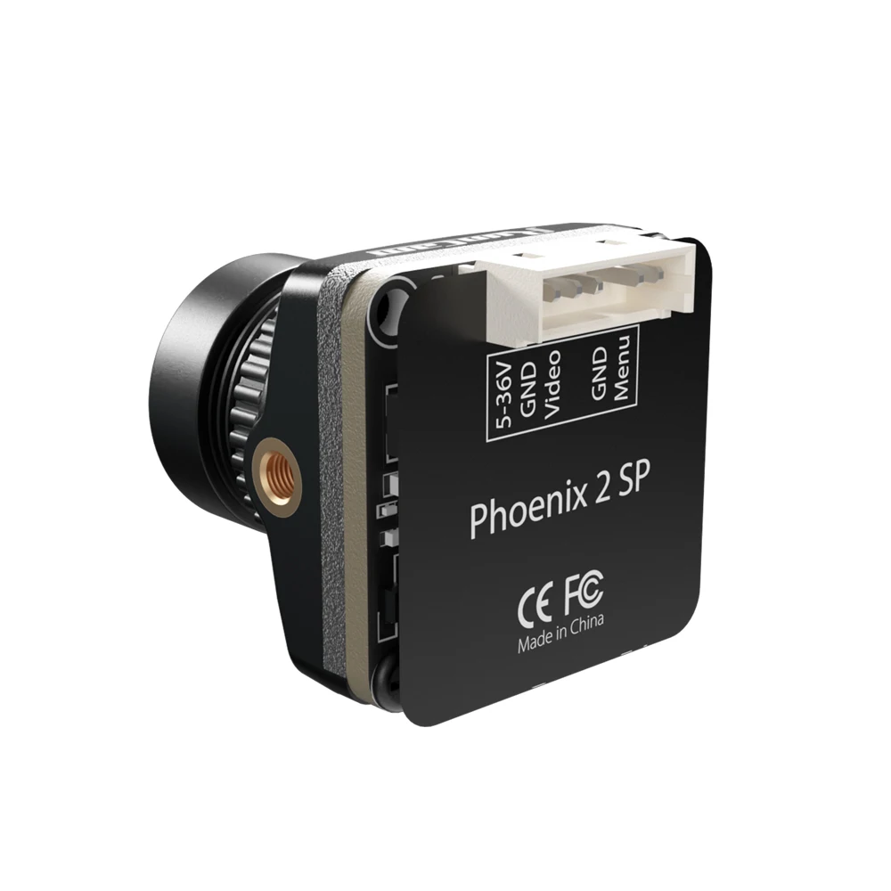 كاميرا RunCam Phoenix 2 SP V4 تيار مستمر 5-36 فولت نسبة الشاشة 4:3/16:9 7.5 جرام 19*19*21 مللي متر رؤية ليلية لطائرات السباق بدون طيار RC FPV كوادكوبتر