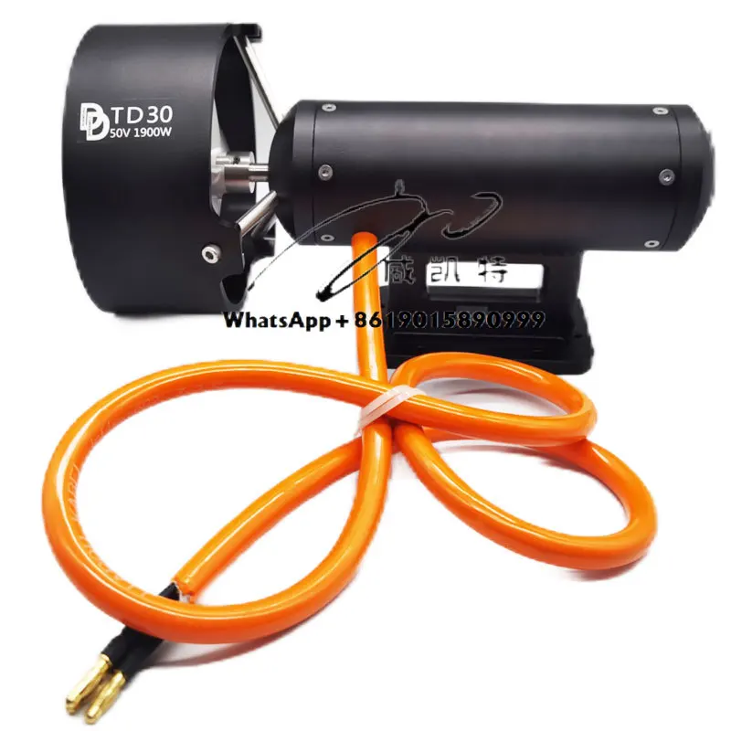

DD TD30KG 1900W 50v Electric Ship Bow Thruster 2000w Rov Underwater Thruster with Propeller Motor 24V