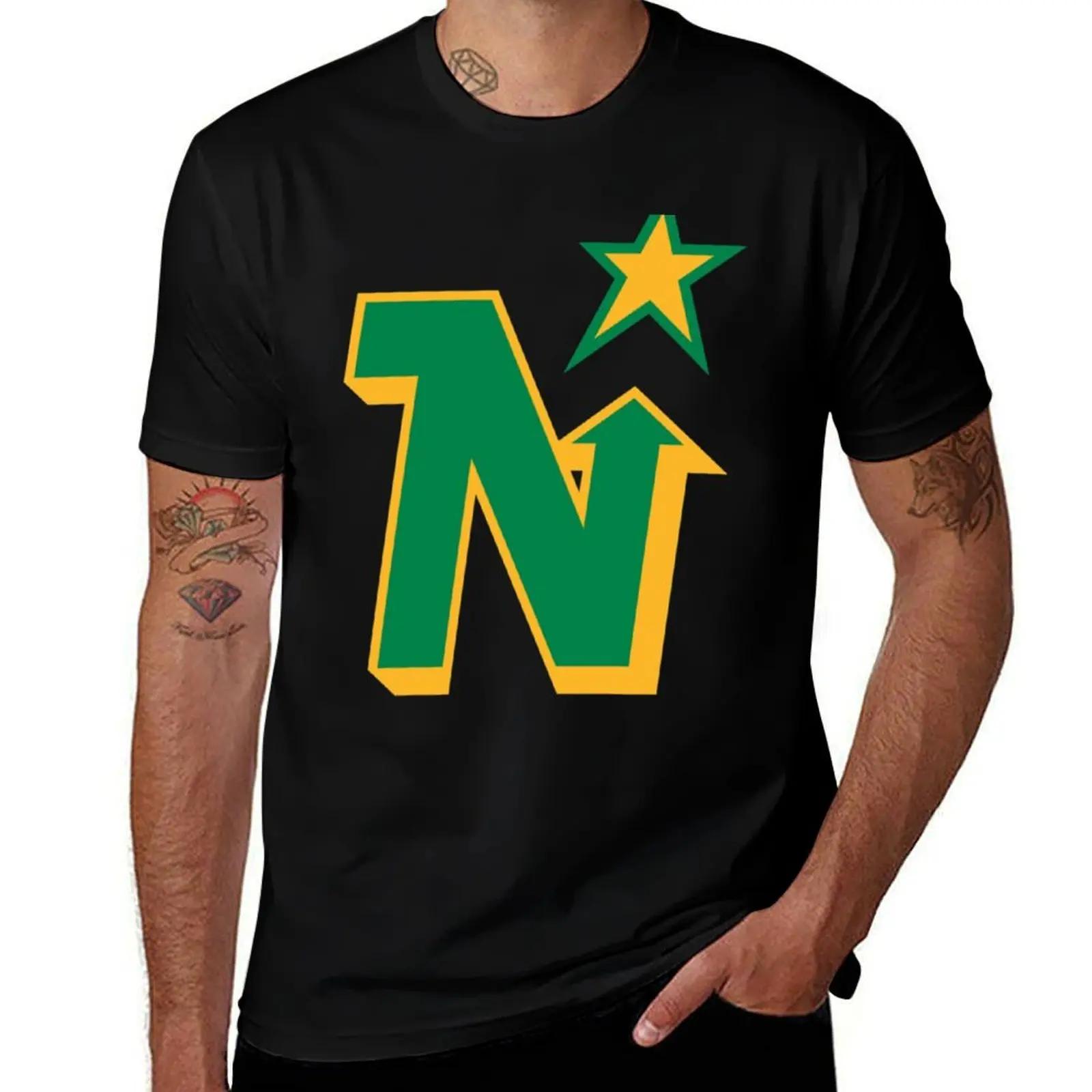 Minnesota North Stars Pul T-Shirt t shirt men 100% cotton luxury brand T-Shirt