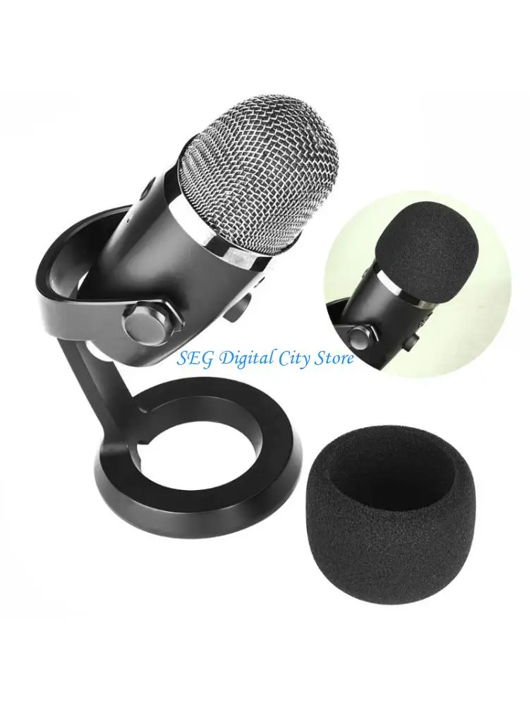 

U75B Durability Sponge Microphones Cover Clear Voice Capturing For Microphones For Voiceovers And Online Meetings