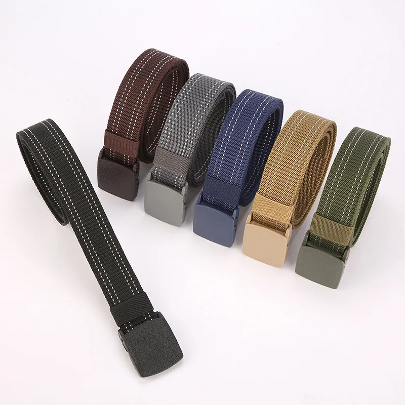 New Arrival Stylish Sturdy and Durable Belt with Automatic Buckle—Casual Military Training and Outdoor Belt for Men and Women