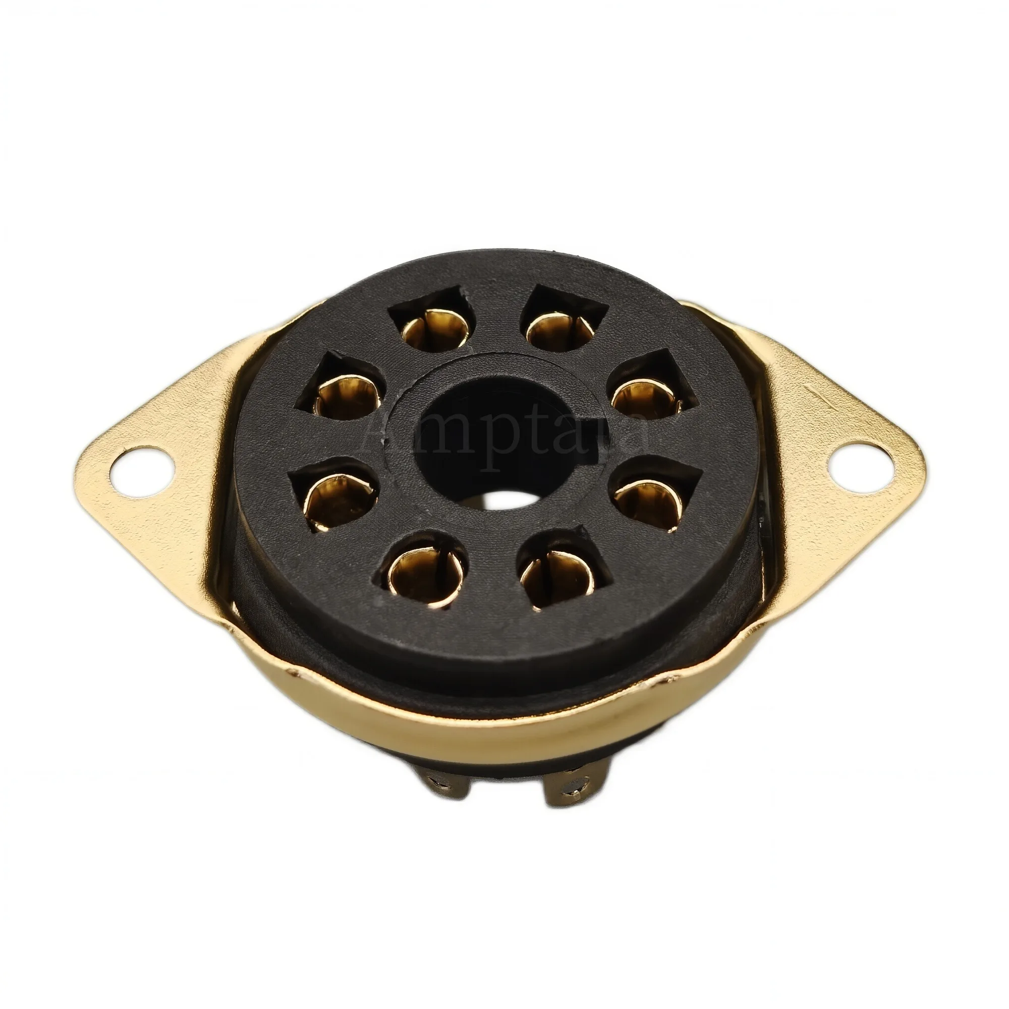 10 pcs GZS8-B1 8-Pin Bakelite Tube Socket Chassis Mount Silver/Gold Plated for KT88 6SN7 KT66 6SL7 6L6-HiFi Audio Valve Base