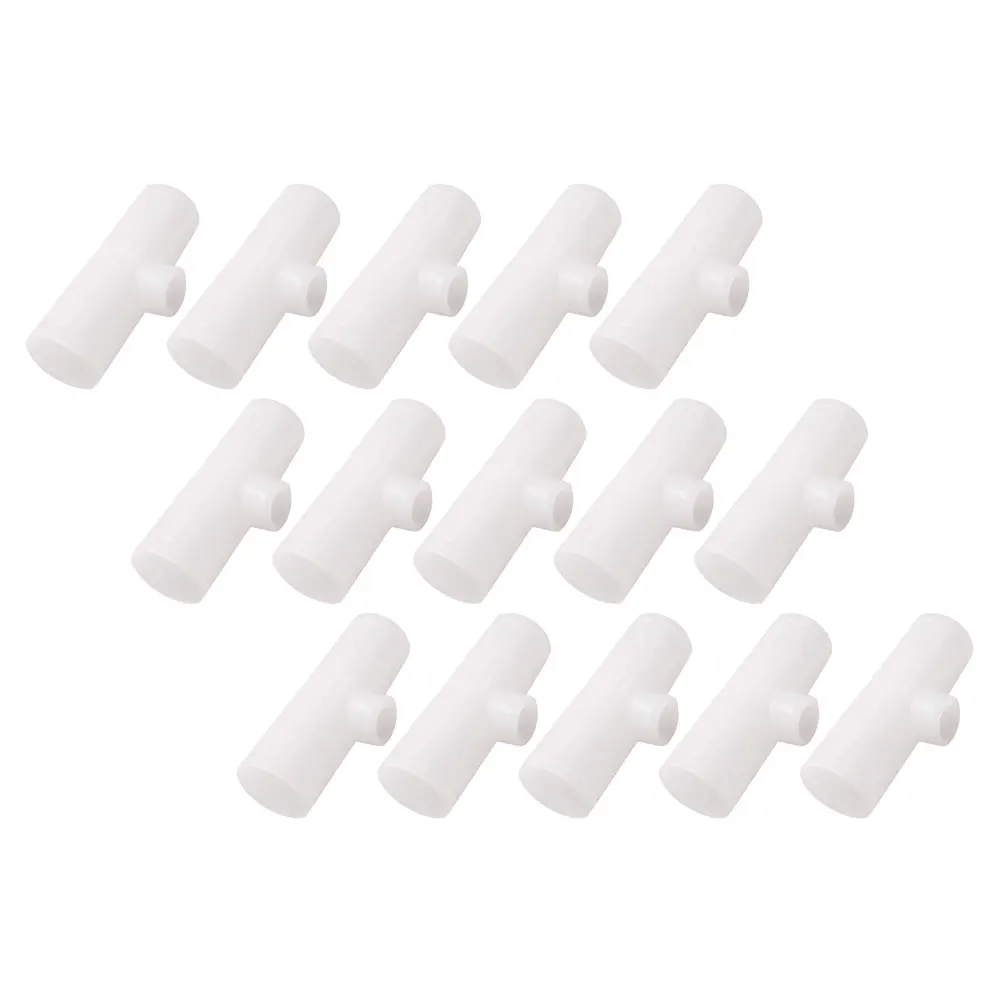 

15Pcs Chicken Waterer Tee Fittings Automatic Poultry Waterers Repair Accessories for Reduced Turbulence Chicken Tee Water