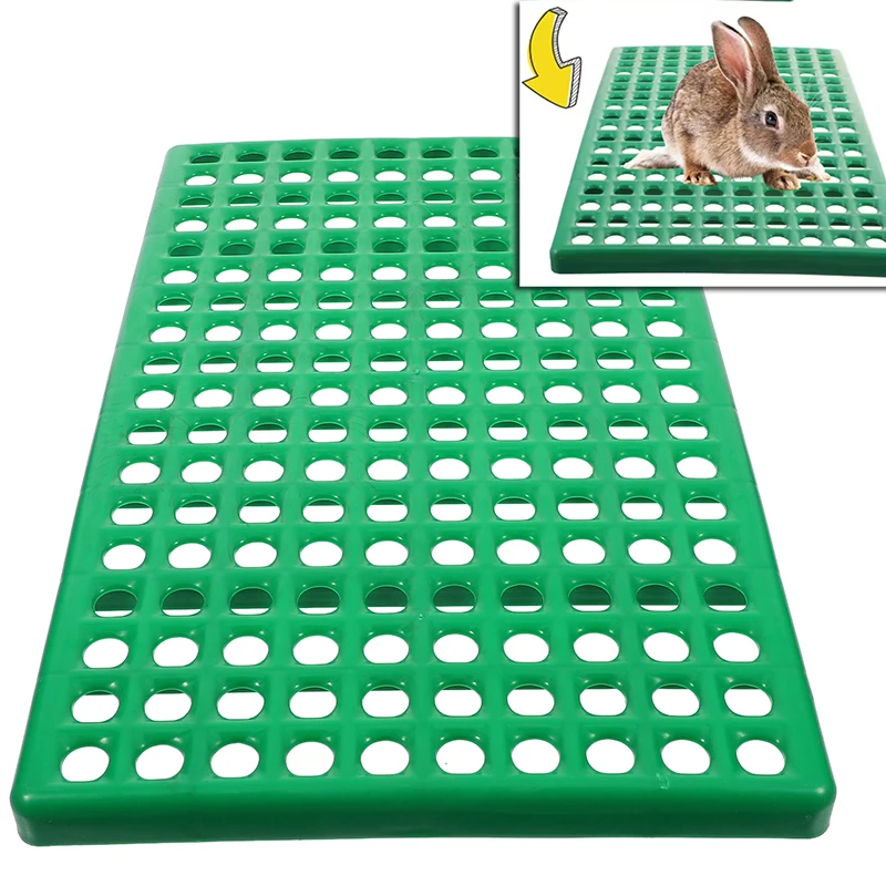 

Rabbit Cage Mat Cage Isolation Resting Mat Leaky Board Floor Urine Drain Pad Bottom Net For Hamsters Guinea Pig Squirrel House