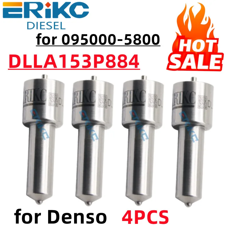 4 PCS DLLA153P884 Spray Nozzle 093400-8840 Fuel Nozzle DLLA 153 P 884 Injector Nozzle Parts DLLA 153P884 for 095000-5800