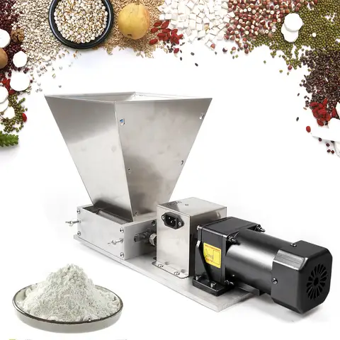 Electric Grinder Mill Grain Corn Wheat Feed Flour Dry Wet Cereal Machine For Home Kitchen Use
