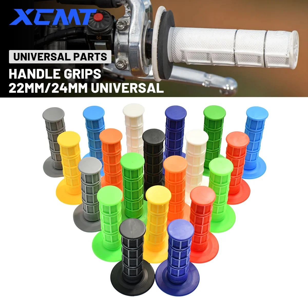 

Universal 7/8'' 22mm Handle Grips Dirt Pit Bike Motorcycle Motocross Motorbike Handle Bar Grips For KTM Yamaha Kawasaki Honda