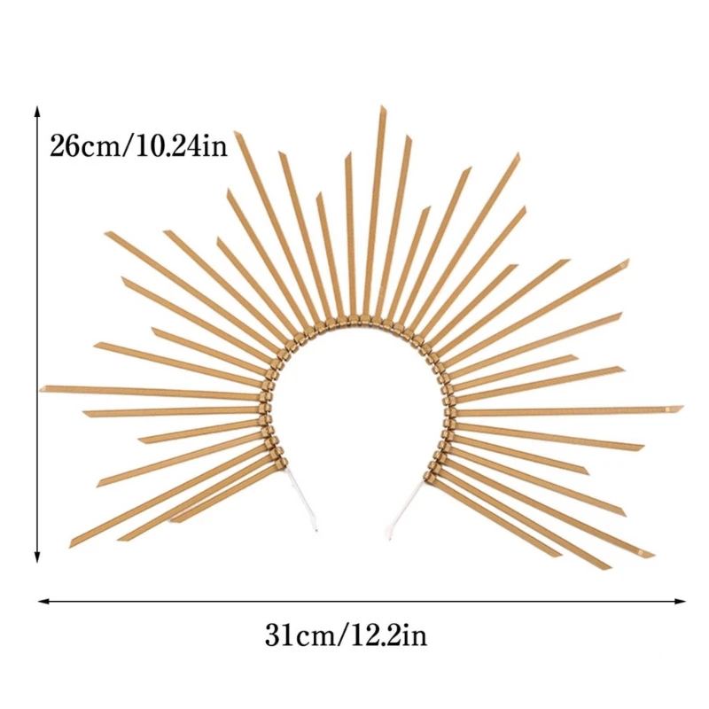 Women Head Jewelry Stylish Sun Headband Fashionable Headpiece Elegant Headpiece