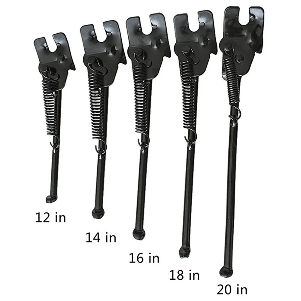 Bike Kickstand U-Shaped Rear Side Support 18.5cm for 20 Inch Tires Single-Sided Durable Non-Slip Bike Parking