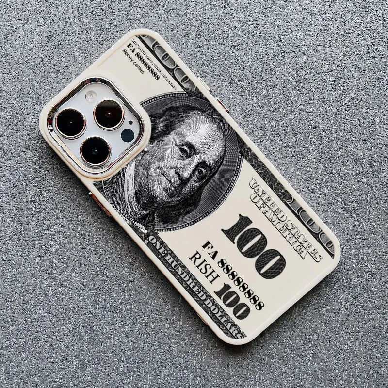 

USD Dollar Popular Design Silicone Phone Case for iPhone 11 14 13 12 Pro Max 15 16 Pro Max Plus XR XS X 7 8 SE2 Back Cover Funda