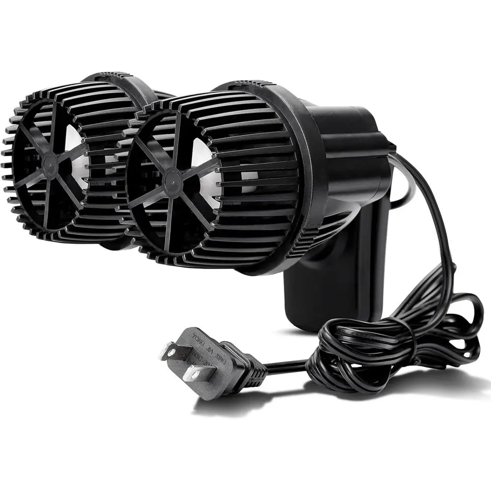 

4200GPH Double Aquarium Circulation Pump, Quiet 12W Wave Maker, Strong Magnetic Base, 360° Adjustable Power, Suitable for 110-24