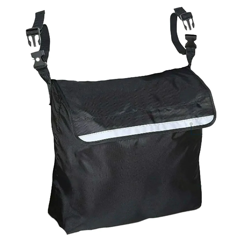 Convenient On-the-Go for access Black Waterproof Storage Pouch Wheelchair Armrest Organizer Bag Convenient Item for access