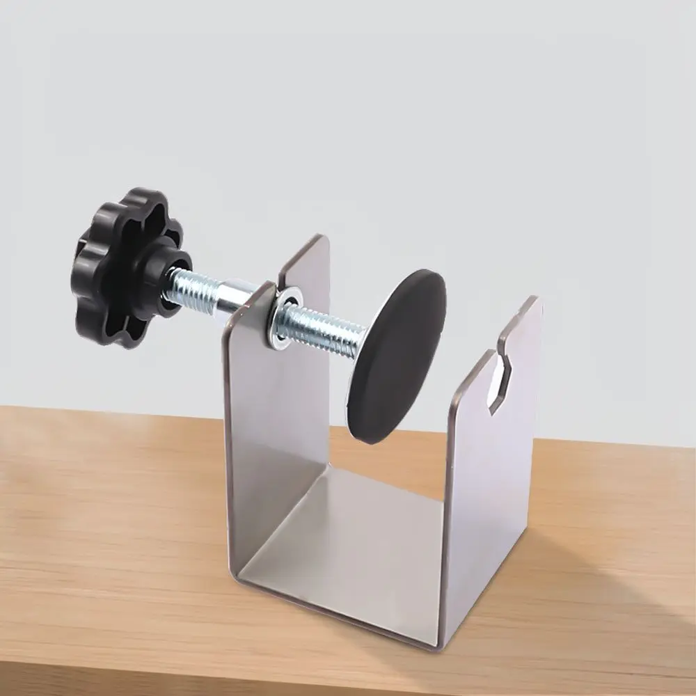 Durable Drawer Front Installation Clamp Stainless Steel Woodworking Tool Cabinet Hardware Fixing Jig Precise Furniture Mounting