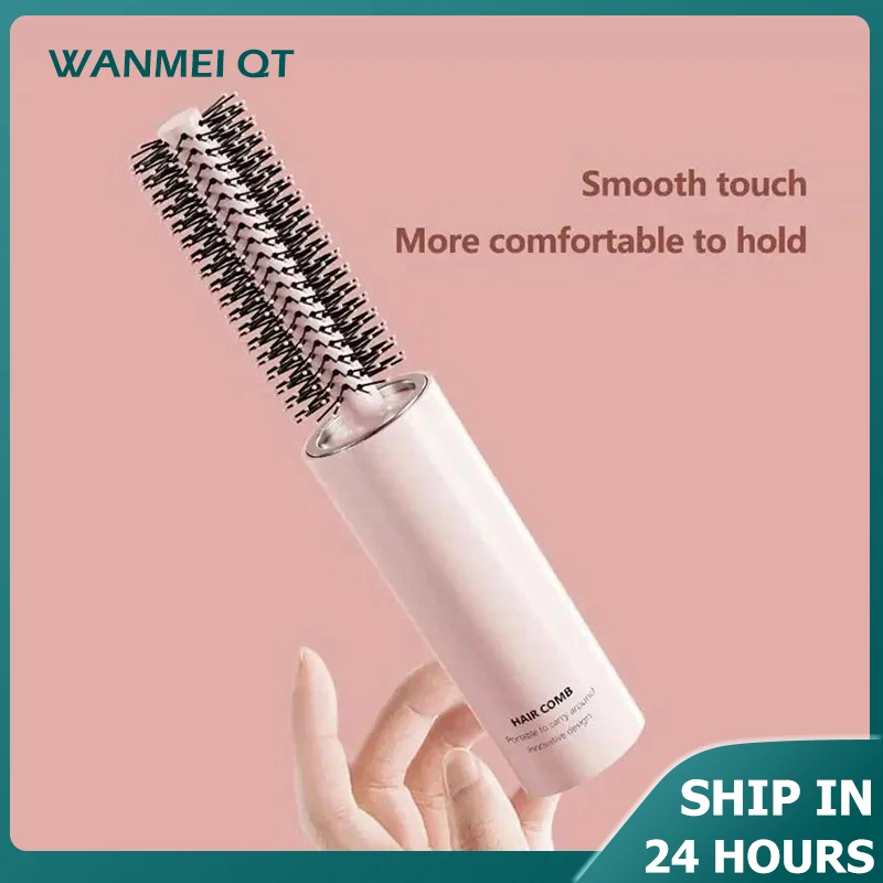 

1pc Round Curly Hair Brush Portable Travel Hair Brush Hairdressing Comb For Blow Drying Hair Styling Wet & Dry Hair comb Salon