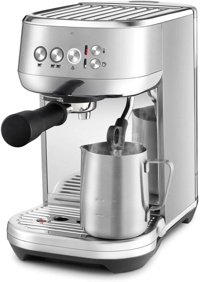 the Bambino Plus Espresso Machine with Auto Milk Frother, Espresso Maker with Seconds Heat Up, Cappuccino & Latte Machi