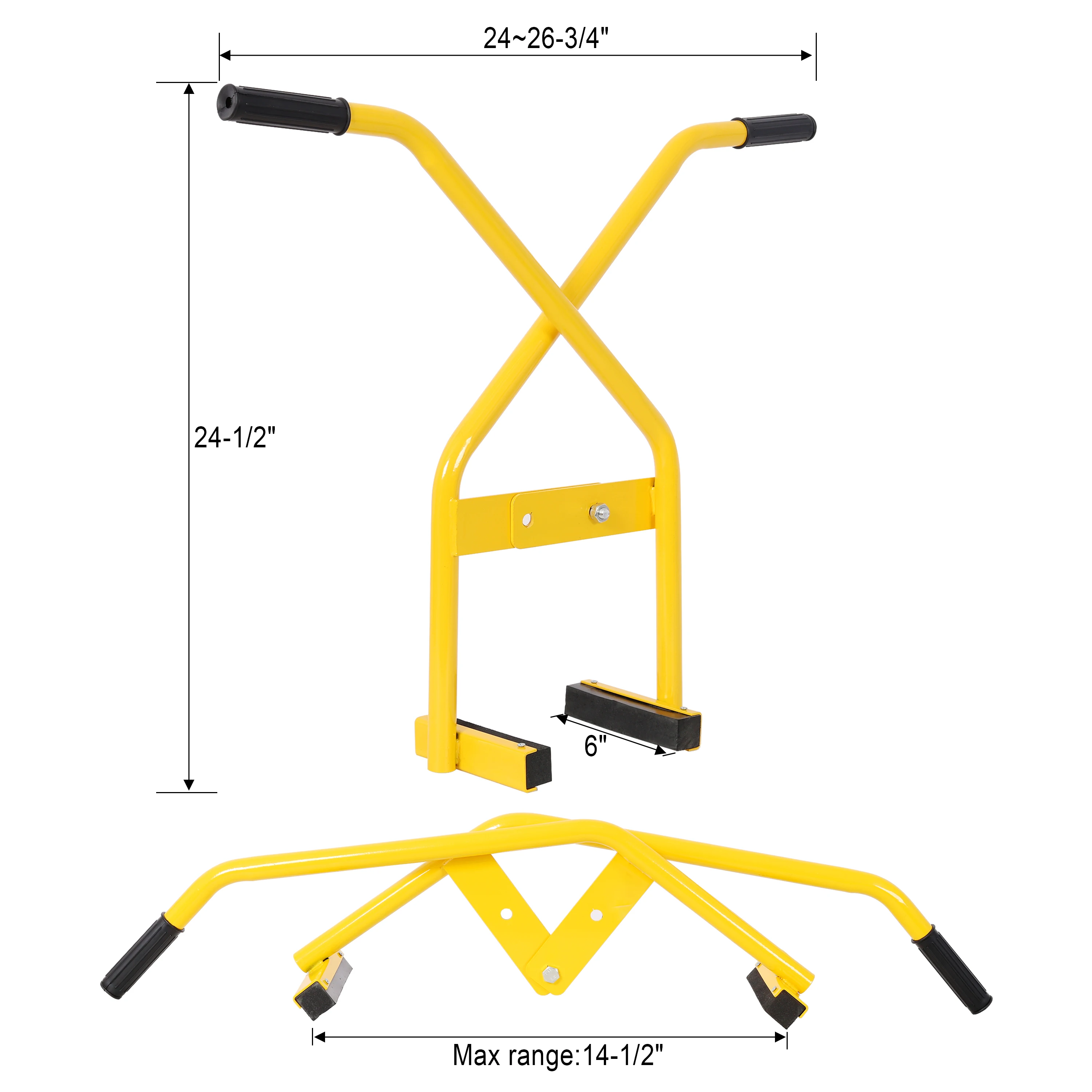 2PACK Steel Curb Stone Tongs, Heavy Duty Concrete Block Lifting Gripping Pliers, Offset Design Curb Lifter Tool for Concrete Paver Stone Bricks Installation