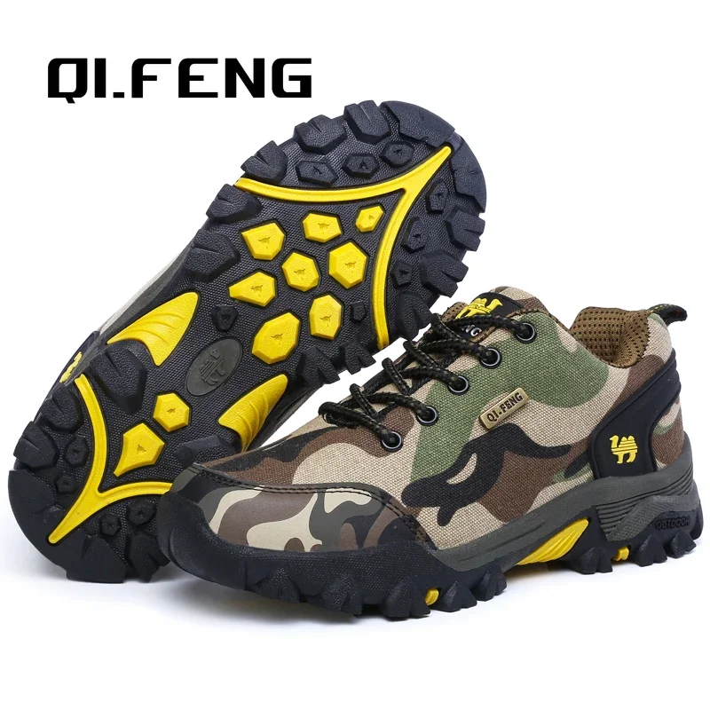 Casual Shoes Men Summer Outdoor Sneakers Women Footwear Trainer Waterproof Camouflage Army Shoe Male Military Shoes Tenis Jeans